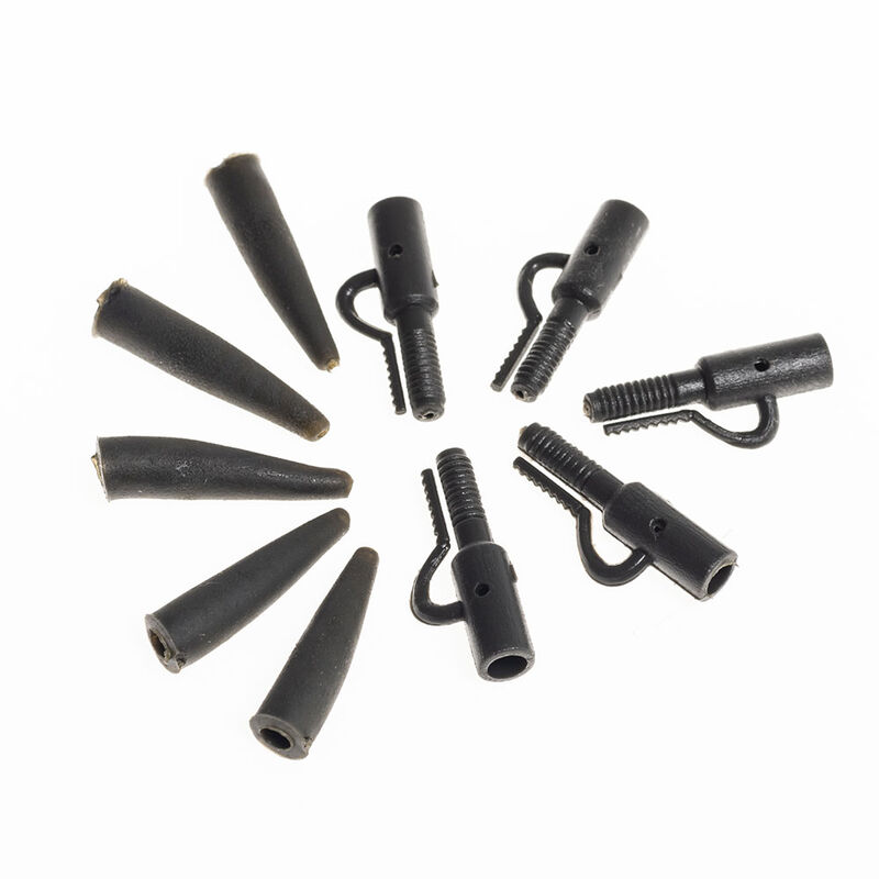 Clip plomb team carpfishing process lead clip with tail rubbers (x5) - Clip plombs et c&ocirc;nes | Pacific P&ecirc;che