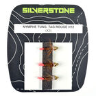 Nymphe tungstene silverstone pheasant tag rouge tail h12 (x3) - Nymphes | Pacific P&ecirc;che
