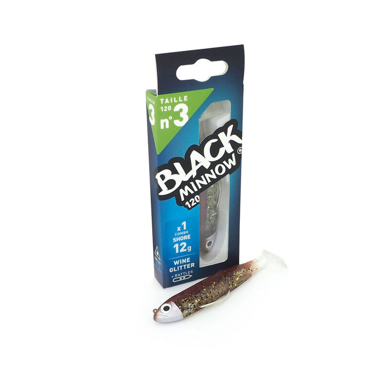 Leurre souple mont&eacute; fiiish black minnow 120 shore 12 cm 12 g green morning - Leurres souples | Pacific P&ecirc;che