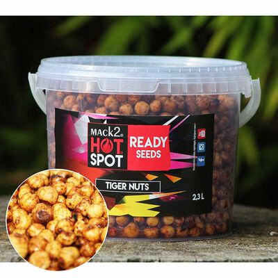 Graine cuite carpe mack2 ready made tiger nuts 2.3l - Pr&ecirc;tes &agrave; l'emploi | Pacific P&ecirc;che