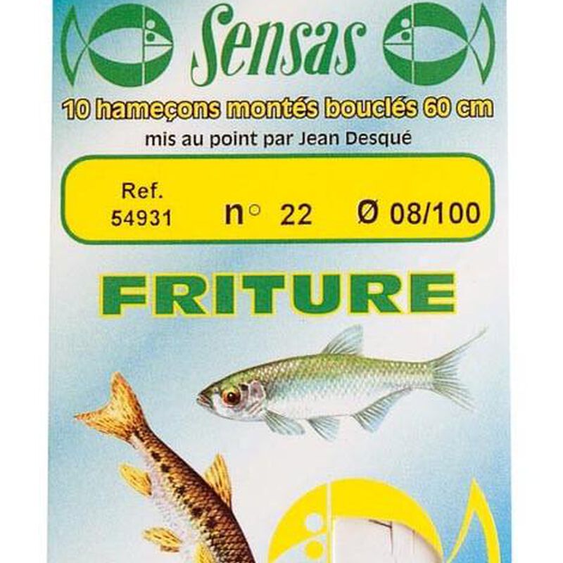 Hame&ccedil;ons mont&eacute;s coup sensas friture (x10) - Hame&ccedil;ons &agrave; Palettes | Pacific P&ecirc;che