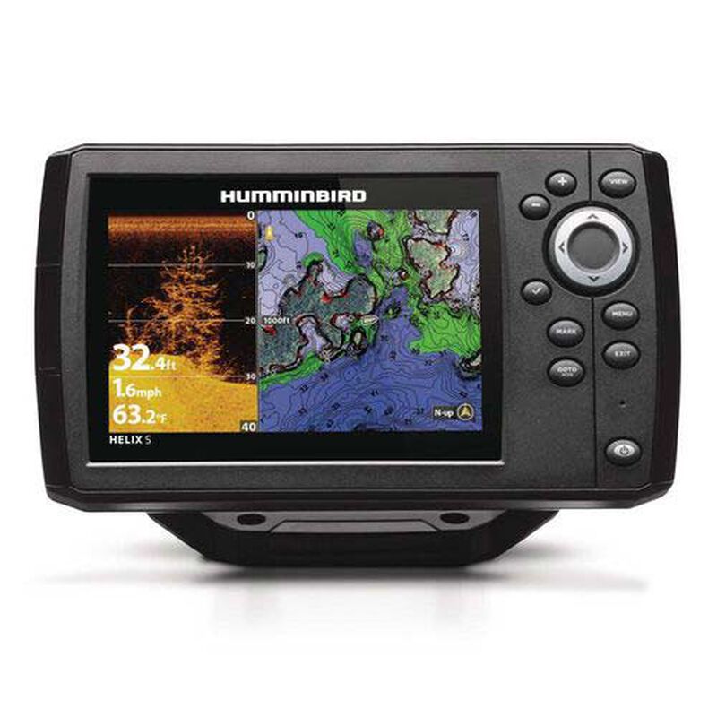 Combin&eacute; Humminbird Helix 5 G3 Chirp DI Sonde Tableau Arri&egrave;re et Temp&eacute;rature - Sondeurs/Gps | Pacific P&ecirc;che
