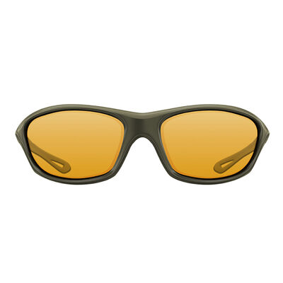 Lunettes polarisantes korda sunglasses wraps gloss olive / yellow lens - Polarisantes | Pacific P&ecirc;che