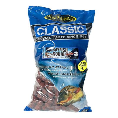 Bouillettes Fun Fishing Classic &Eacute;crevisse Calamar 4kg 15mm - Denses | Pacific P&ecirc;che