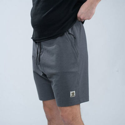 short Nash Make it Happen Badge Grey Marl - Shorts | Pacific P&ecirc;che