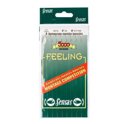 Hame&ccedil;ons mont&eacute;s coup sensas feeling 3012 rouge 20cm (x8) - Hame&ccedil;ons &agrave; Palettes | Pacific P&ecirc;che