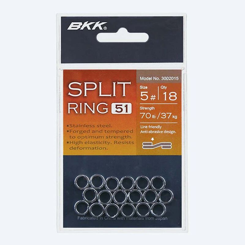 Anneaux bris&eacute;s BKK Split Ring-51 - Anneaux / Anneaux Bris&eacute;s | Pacific P&ecirc;che