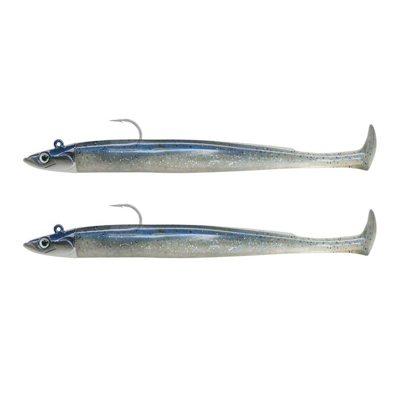 2 leurres souples Fiiish Double Combo crazy paddle Tail 15cm shore 10g - Leurres souples | Pacific P&ecirc;che