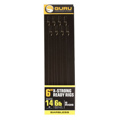 Hame&ccedil;ons mont&eacute;s coup guru xtra strong carp pole rigs 15cm (x8) - Hame&ccedil;ons &agrave; Palettes | Pacific P&ecirc;che