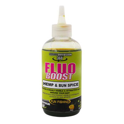 Fluo Boost Fun Fishing ch&egrave;nevis et pain d'&eacute;pices - Additifs | Pacific P&ecirc;che
