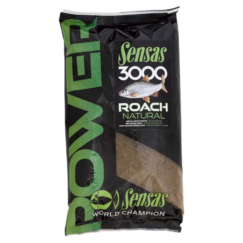 Amorce Sensas 3000 Power Roach Natural 1kg - Amorces | Pacific P&ecirc;che