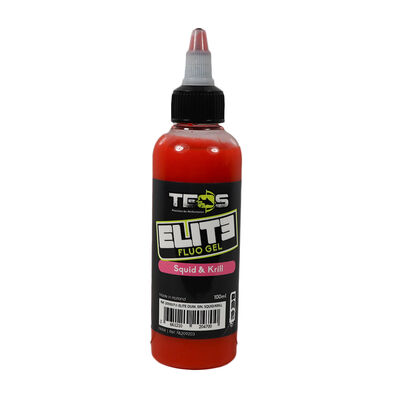 Booster Fluo Gel Teos Elite Squid/Krill 100ml - Additifs | Pacific P&ecirc;che