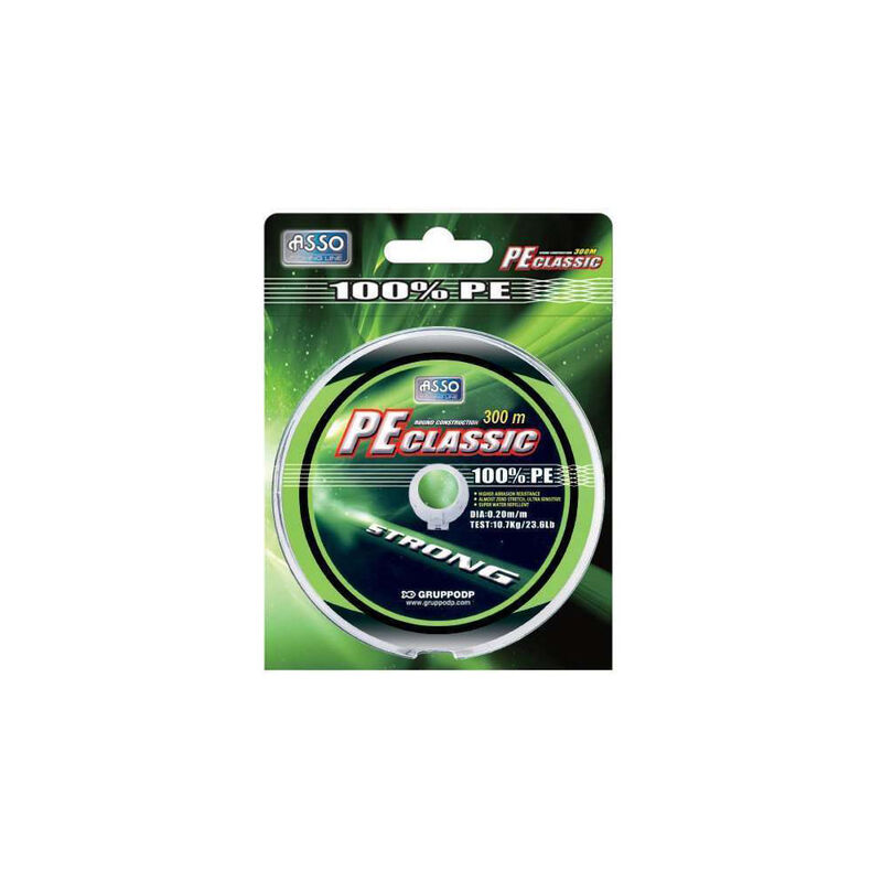 Tresse Asso Pe Classic Verte 130m - Tresses | Pacific P&ecirc;che