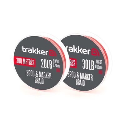 Tresse Trakker Spod Marker Braid 300m Red - Tresse | Pacific P&ecirc;che