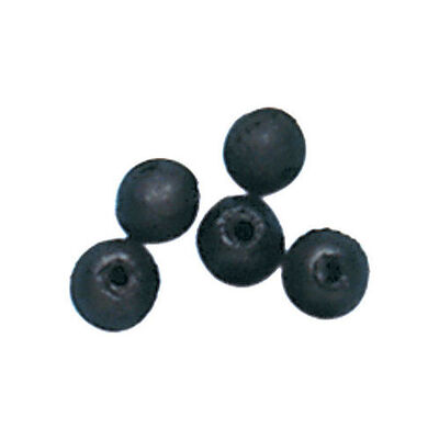 Perles souples carnassier pafex noires (x20) - Perles et stop float | Pacific P&ecirc;che