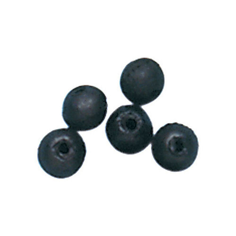 Perles souples carnassier pafex noires (x20) - Perles et stop float | Pacific P&ecirc;che