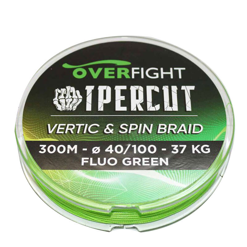 Tresse Overfight Ipercut Spin and Vertic Braid 300m - Tresses | Pacific P&ecirc;che