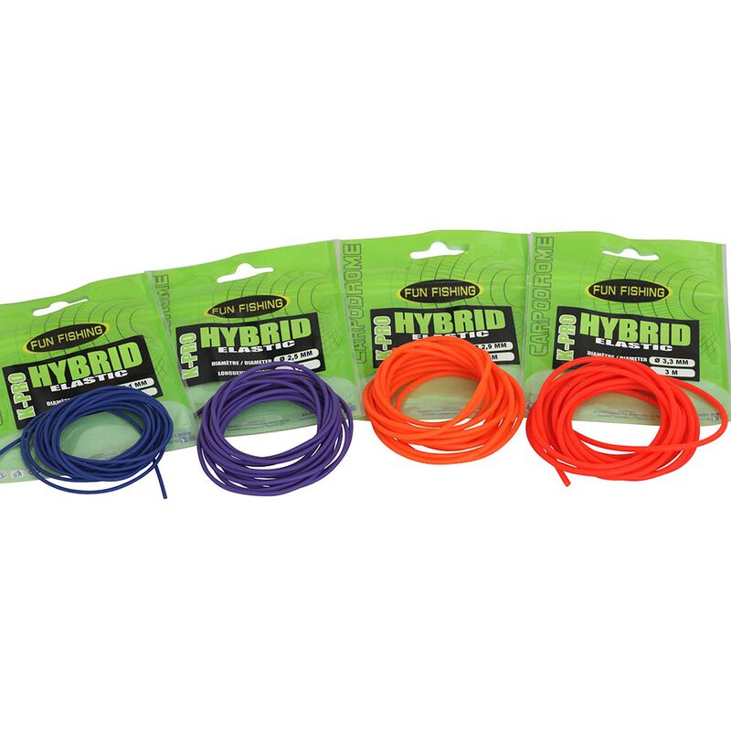 Elastiques pleins Fun Fishing K-Pro Hybrid Elastic - Elastiques Hybrides | Pacific P&ecirc;che