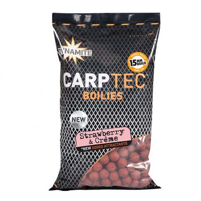 Bouillettes Dynamite Baits Carptec Strawberry Cr&egrave;me 1.8kg - Denses | Pacific P&ecirc;che