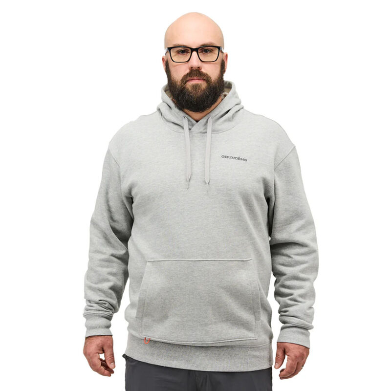 Sweatshirt Grundens G Trout Hoodie Ahtletic Heather - Sweatshirts | Pacific P&ecirc;che