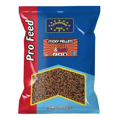 Pellets Champion Feed Sticky Pellets 2mm Krill and Squid  650G - Pellets | Pacific P&ecirc;che