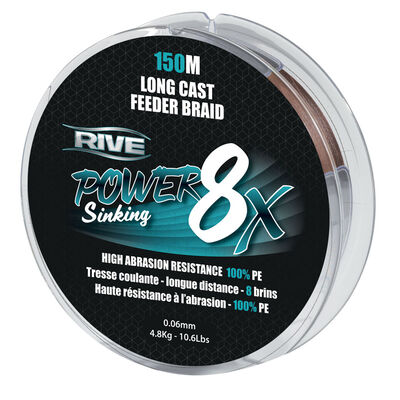 Tresse Rive Power 8x 150m - Tresses feeder | Pacific P&ecirc;che