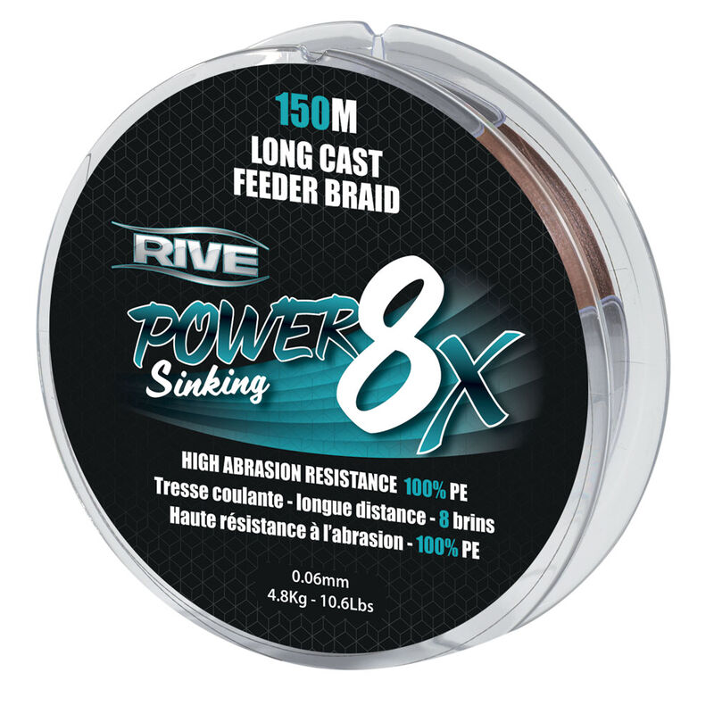 Tresse Rive Power 8x 150m - Tresses feeder | Pacific P&ecirc;che