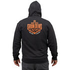 Sweatshirt Grundens Displacement Hoodie Logo Black Anchor Black - Sweatshirts | Pacific P&ecirc;che