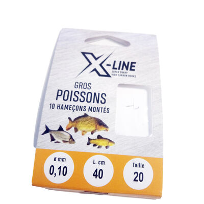 Hame&ccedil;ons mont&eacute;s coup x line gros poissons (x10) - Hame&ccedil;ons &agrave; Palettes | Pacific P&ecirc;che