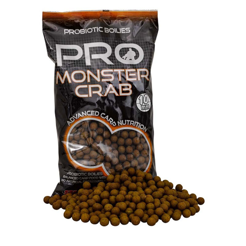 Bouillettes Starbaits Probiotic Monstercrab Boilie 14mm - Denses | Pacific P&ecirc;che