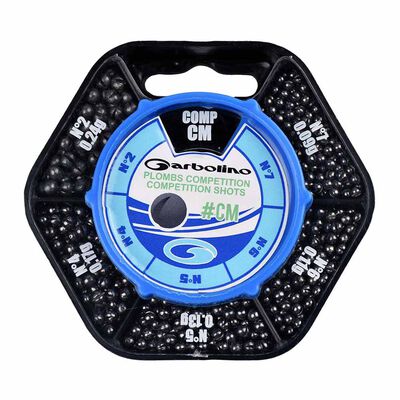 Boite distributrice plombs ronds anglaise compet 5 cases  Garbolino - Ronds | Pacific P&ecirc;che