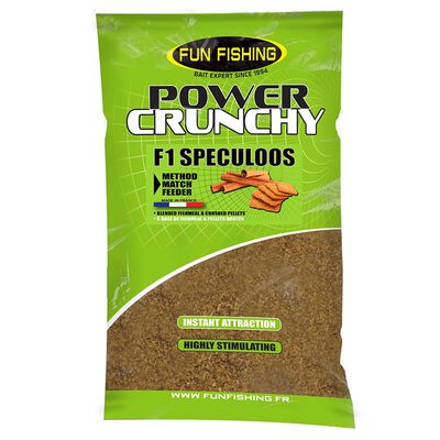 Amorce Fun Fishing POWER CRUNCHY Speculoos 2kg - Amorces | Pacific P&ecirc;che