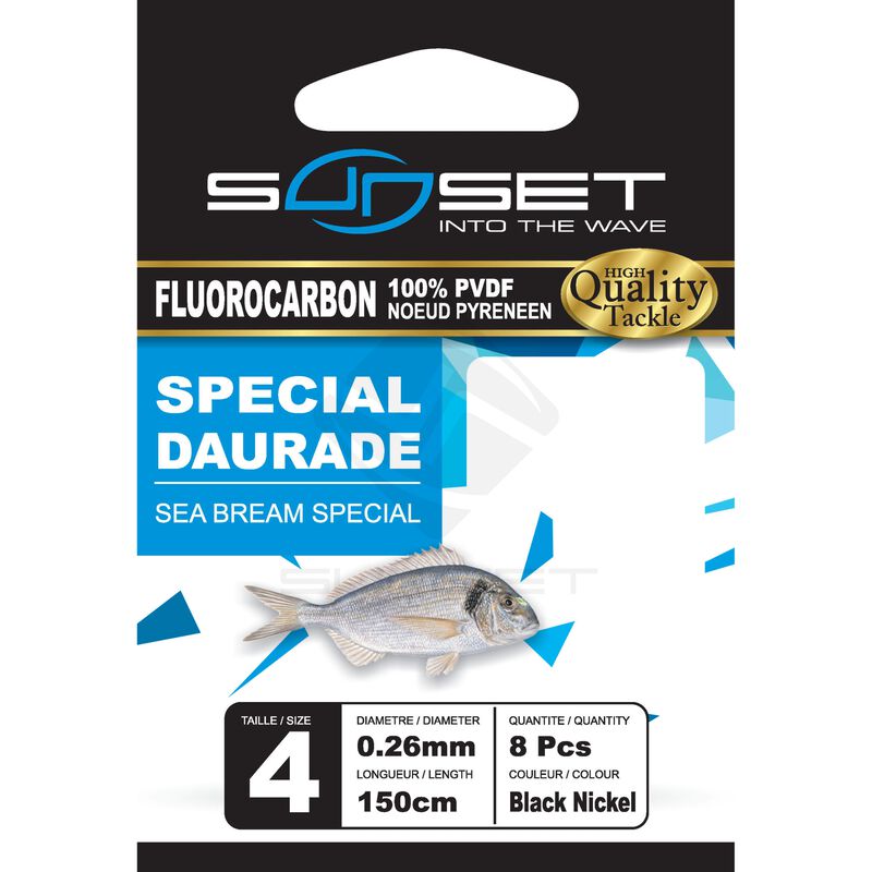 Hame&ccedil;ons mont&eacute;s Hm Rs competition sp&eacute;cial daurade / fluoro - Hame&ccedil;ons Mont&eacute;s | Pacific P&ecirc;che