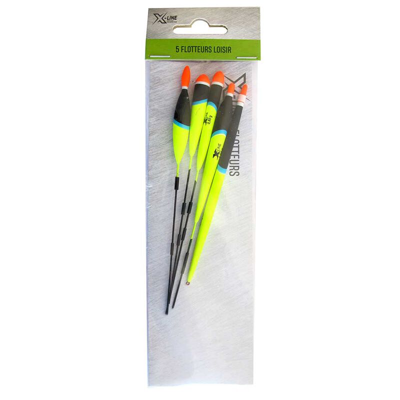 Kit 5 flotteurs x-line loisisr - Lignes Mont&eacute;es | Pacific P&ecirc;che