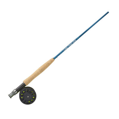 Ensemble Mouche JMC First 8' Soie #4/5 4 brins, Moulinet + Soie + Bas de ligne - Ensembles | Pacific P&ecirc;che