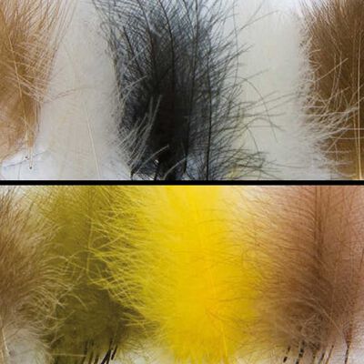 Fly tying plumes jmc cdc (cul de canard) environ 50 plumes - Plumes | Pacific P&ecirc;che