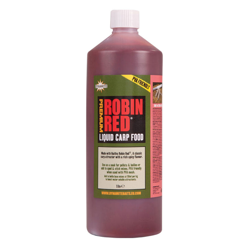 Booster carpe dynamite baits robin red liquid carp food 1l - Boosters / dips | Pacific P&ecirc;che