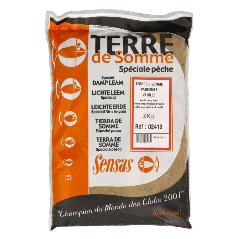 Terre de somme sensas vanille 2kg - SENSAS | Pacific P&ecirc;che