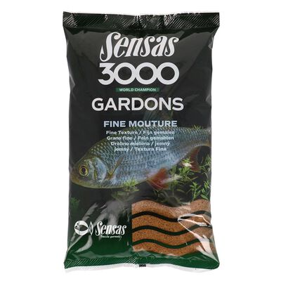 Amorce Sensas 3000 Fine Mouture Gardon 1kg - Amorces | Pacific P&ecirc;che