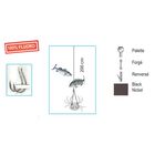 Hame&ccedil;ons mont&eacute;s flashmer crabe wishbone 100% fluorocarbone - Bas de Lignes / Lignes Mont&eacute;es | Pacific P&ecirc;che