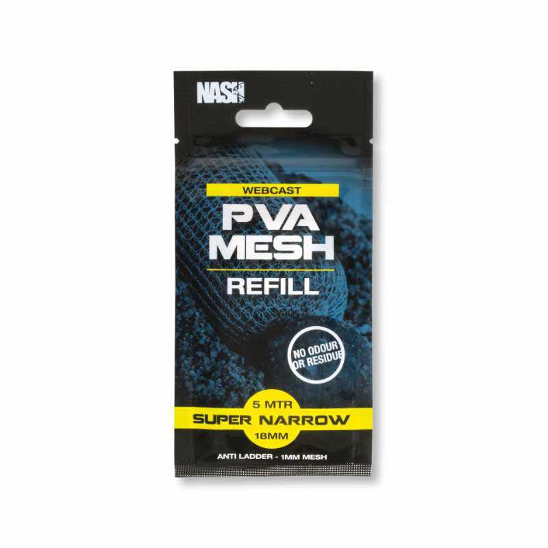 Recharge Filet Soluble Nash Webcast PVA Refill Super Narrow 18mm - Filets | Pacific P&ecirc;che