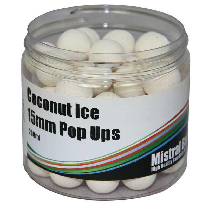Pop-Ups Mistral Instant Carp Coconut Ice 200 ml - Flottantes | Pacific P&ecirc;che
