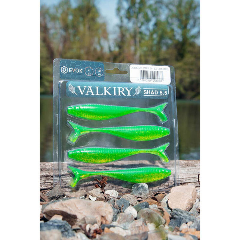 Leurre Souple Shad Evok Valkiry Shad 5.5" 14.5cm (x4) - Shads | Pacific P&ecirc;che