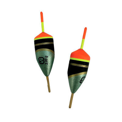 Flotteur STROW Kiwi fendu (x2) - Flotteurs / Bulles | Pacific P&ecirc;che