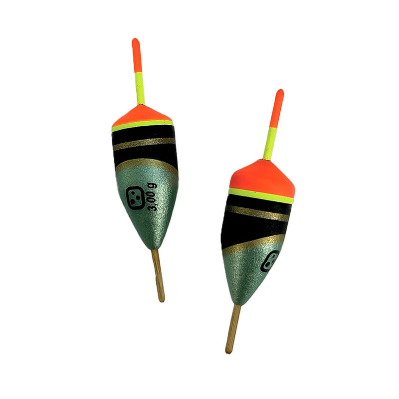 Flotteur STROW Kiwi fendu (x2) - Flotteurs / Bulles | Pacific P&ecirc;che