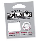 Hame&ccedil;on mont&eacute; truite owner toc teigne (x10) - Hame&ccedil;ons mont&eacute;s | Pacific P&ecirc;che