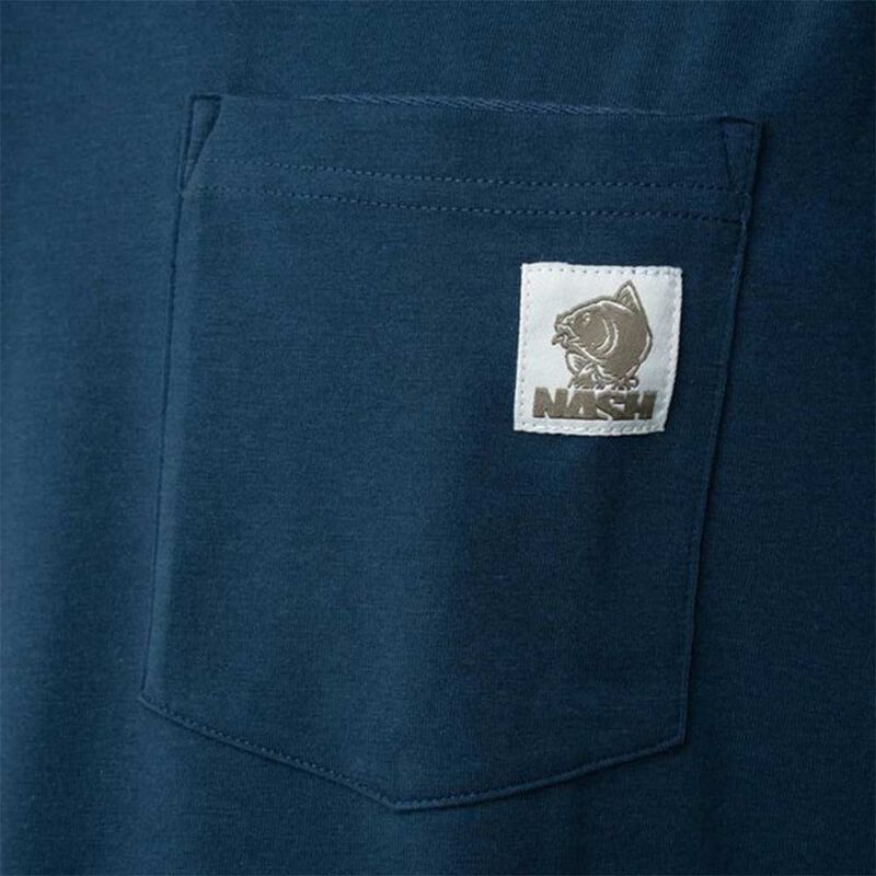 T-Shirt Nash Make it Badge Navy Blue - T-shirts manches courtes | Pacific P&ecirc;che