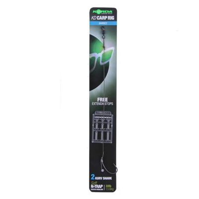 Bas de Ligne Korda N-Trap KD Rig Kurv Size 2 20lb - Bas de Ligne Mont&eacute;s | Pacific P&ecirc;che