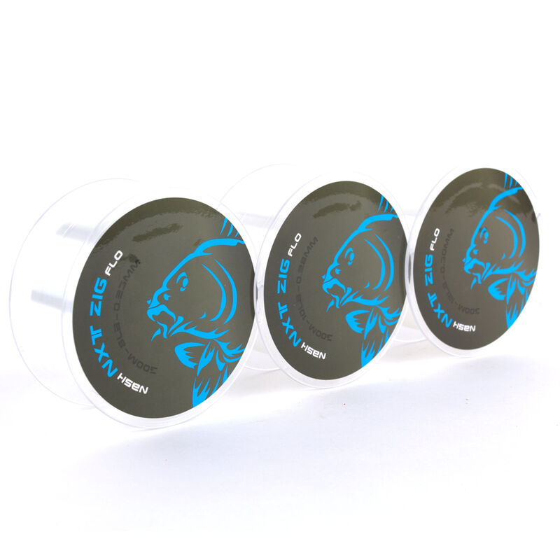 Nylon Nash NXT Zig Flo Mono Sp&eacute;cial Zig & Surface 300 m - Monofilament | Pacific P&ecirc;che