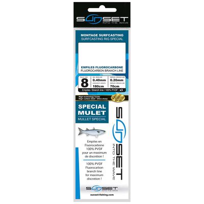 Bdl Surfcasting RS Competition SPec Mulet/FLuoro Sunset - Bas de Lignes / Lignes Mont&eacute;es | Pacific P&ecirc;che
